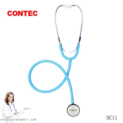 $8.99 • Buy CONTEC Single Head Doctor Nurse Use Light Weight Aluminum Medical Stethoscope,CE