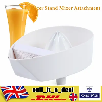 £16 • Buy Juicer Stand Mixer Attachment For KitchenAid JE Citrus StandJuicer White