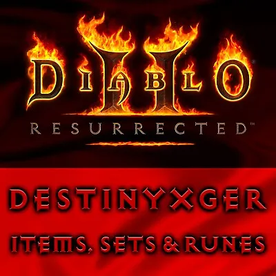 Diablo 2 Resurrected Ladder / Non-Ladder Ber Jah Lo Ohm Vex Ist D2R SC PC • $1