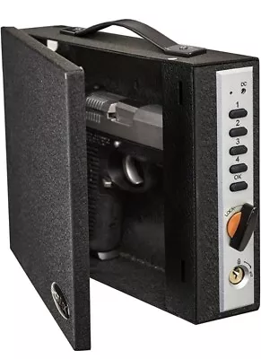 Shotlock Handgun Pistol 200E Solo-Vault Safe Electronic WKey Override S-HSV200E • $125