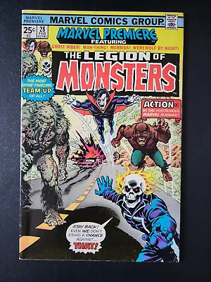 Marvel Premiere 28 1st Legion Of Monsters 1976 Marvel • $150