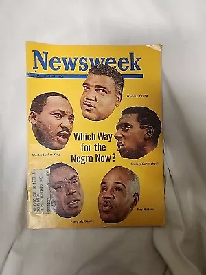 1967 May 15 Newsweek Which Way For The Negro Now Martin Luther King RARE • $16.99