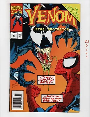 Venom Lethal Protector #6 Newsstand VF 1993 Marvel C301 • $45.05