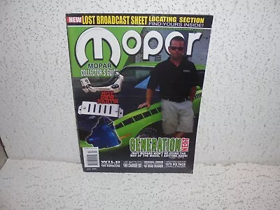 Mopar Collectors Guide July 2009 Magazine MCG Lost Car Broadcast Sheets Inside • $10.19