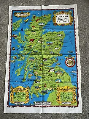 £5.99 • Buy SOUVENIR GLEN APPIN ALL COTTON TEA TOWEL - MAP OF SCOTLAND BNWT Collectable