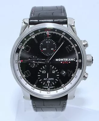 MontBlanc TimeWalker 43mm Automatic Steel Mens Watch 107336 Selling As-Is • $1774