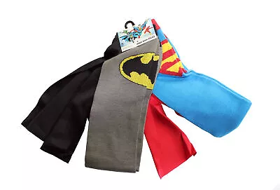 Dynamic Duo Superman & Batman Knee High Caped Socks 2 Pack • $12.99