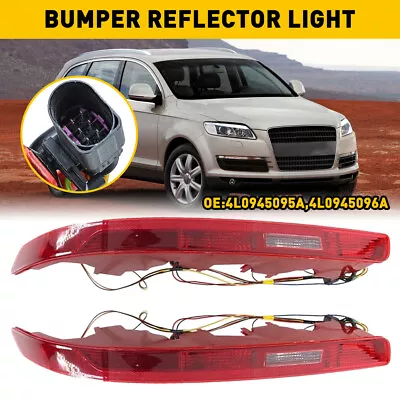 For Audi Q7 06-15 Left+Right Rear Lower Bumper Tail Light Reverse Stop Fog Lamp • $69.99