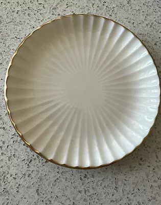 Vintage Lenox Porcelain Mini Plate 4” Made In USA Gold Rim Trinket Dish • $10