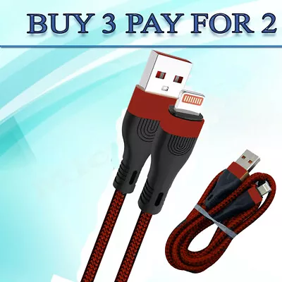 For IPad 10.2  7th 8th 9th Gen Fast USB Charger Cable Data Sync Lead 1m 2m 3m • £3.85