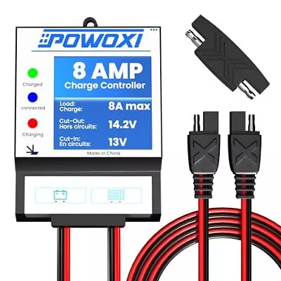 Solar Panels Charge Controller 8A Battery Regulator For 12VSolar Battery Charger • £12.58