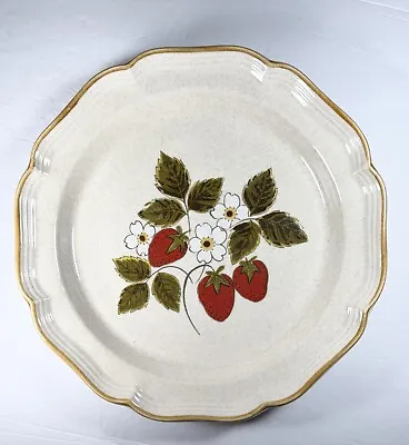 Vintage Mikasa Strawberry Festival 12.5  Serving Plate Platter EB 801 Exc Cond! • $19