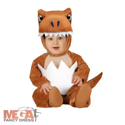 Little Rex Toddler T-Rex Infant Halloween Fancy Dress Jumpsuit Boy Costume Child • £15.99