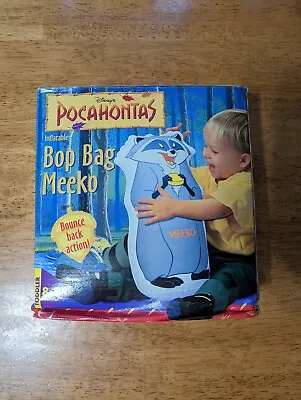 Vintage Disney Pocahontas Meeko Punching Bop Bag By Mattel New Damaged Box • $21.91