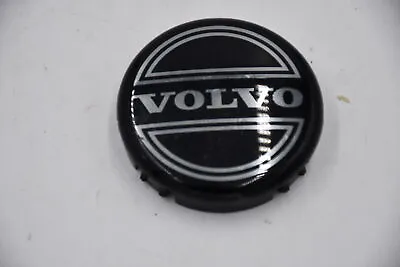 Volvo Black W/ Chrome Center Cap 8646379 60mm Factory OEM Multiple Fitments • $9