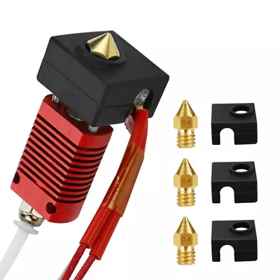 24V 3D Printer Parts Extruder 0.4mm Nozzle Hotend PTFE Tube For CR Ender 3 V2 • $14.59