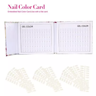 Nail Color Display Chart Book Nail Polish Gel Color Display Card Nail Art Sh BOO • $14.02