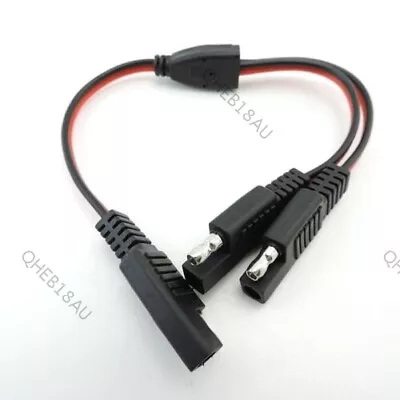 18AWG SAE To SAE Splitter Cable Power Solar Extension Wire Adapter Connector 25H • $5.93