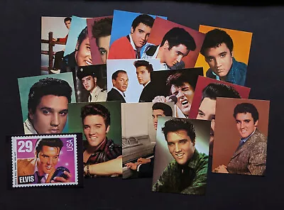 Elvis Presley 16-Full Colour Glossy Postcards • $35