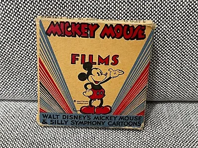 Vintage Walt Disney Mickey Mouse 8mm Film Reel Donald Duck In The Fireman W/ Box • $150