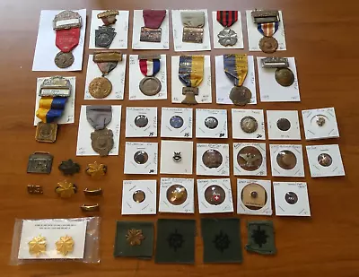 Lot Of 39 Vintage Military Japanese Pin Pinback Button Badge Ribbon Patch Mix • $5.50