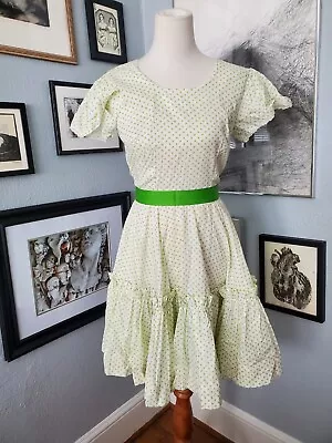 $23 • Buy Vintage Square Dance Dress Co. Full Circle  Rockabilly Small