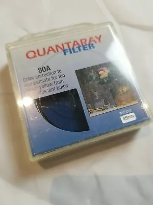 Quantaray Filter 49mm 80A 24-166-1388  • $4.43