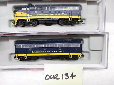 Intermountain N 69719-02 EMD F7A C&O 7011 & F7B C&O 7505     OUR 134 • $150