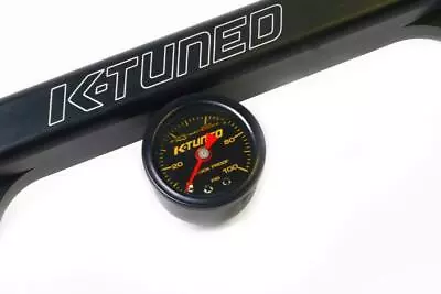 K-Tuned Shock Proof Fuel Pressure Gauge Marshall 0-100 Psi Black UNIVERSAL New • $39.23