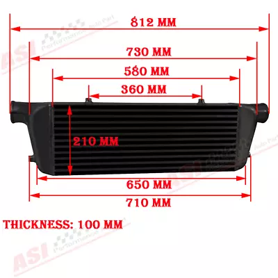 OZ Intercooler For Ford Falcon BA/ BF XR6 TURBO/ G6ET/ FPV F6 TYPHOON AU Post • $229