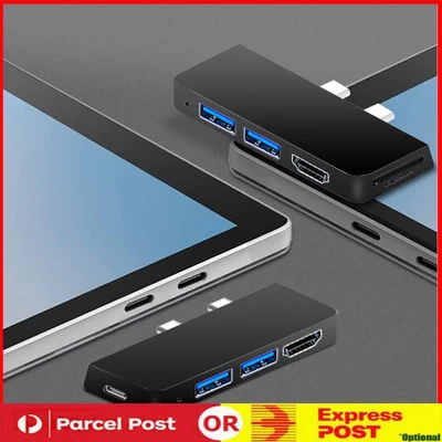 $25.59 • Buy 6-in-1 USB Hub High Speed Transmission For Surface Pro 8/9/X