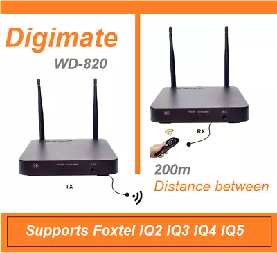 Digimate WD-820 HDMI 1080p Wireless AV Sender With IR Range Extender 200m • $349.90