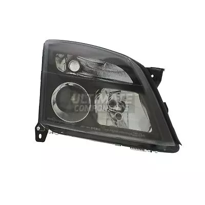 Vauxhall Vectra Headlight C Mk2 Hatchback 2002-2005 Black Headlamp Drivers Side • $109.44