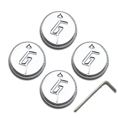 4pcs Steel Stainless Gretsch “G” Logo Knob With Arrow Control For Guitar Bass • $25.90