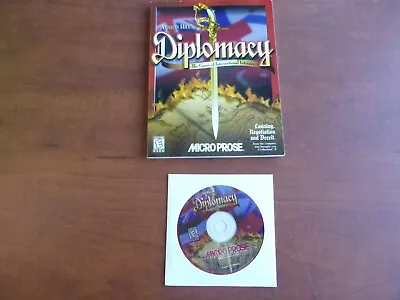 Microprose Avalon Hill's Diplomacy The Game Of International Intrigue PC Used • $12.50