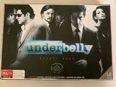 Underbelly - Uncut /Tale Of Two Cities / Golden Mile (DVD Box Set)  Region  4 • £29.99