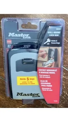 Master Lock Wall Mount Lock Box *Combination Dials* Holds 5 Keys - Model 5401D • $26.50