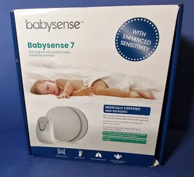 BABYSENSE 7 Under The Mattress Baby Breathing Movement Monitor- NEW • £59.95