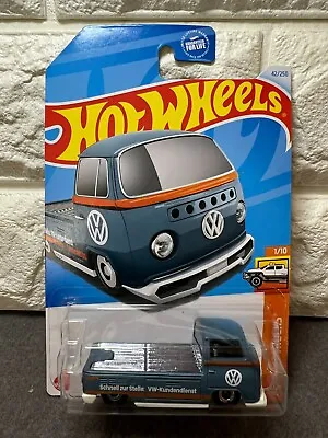 Hot Wheels HW Hot Trucks 1/10 Volkswagen T2 Pickup 42/250 Blue • $2.49