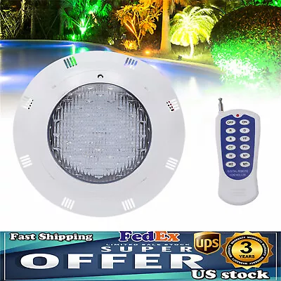 With Remote Bathtub Lamp 7Colours Ip68 Waterproof LED RGB Underwater Pool Lights • $33.84