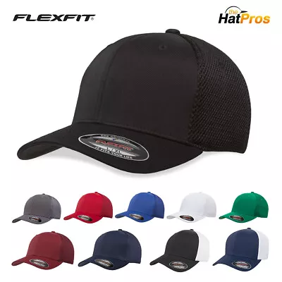 Flexfit Ultra Fibre Baseball Hat Fitted Air Mesh 6533 Flex Fit Blank Cap 6533T • $12.57