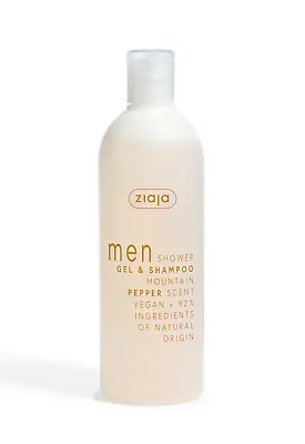 Ziaja Men Shower Gel And Shampoo Mountain Pepper 400ml • £9.30