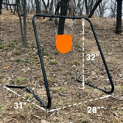 Highwild Shooting Target Stand With Chain Mounting Kit + 8  AR500 Steel Gong • $62