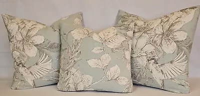 Set Of 3 Iliv Finch Toile In Eau De Nil Colourway Cushion Covers New Handmade • £7.50