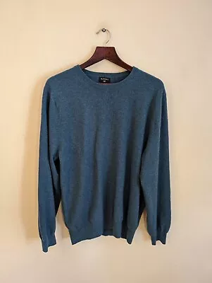 N Peal Men's Skyfall Pure Cashmere Jumper Size XXL • $180.31