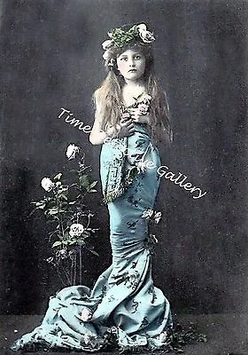 An Edwardian Mermaid - Historic Photo Print • $10