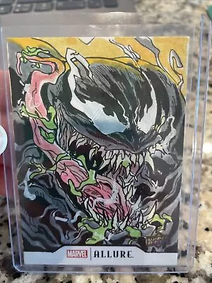 2021 Upper Deck Marvel Allure Venom 1/1 Sketch Card By Adam (get Adam) • $89