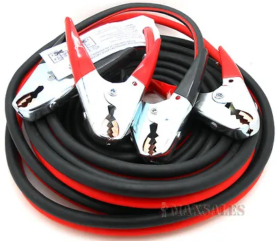 25FT 2 Gauge Booster Cable Jumping Cables Power Jumper 600AMP HEAVY DUTY  • $45.99