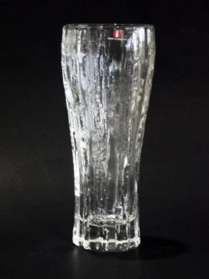 $40 • Buy VINTAGE IITTALA VALTO KOKKO VALLAMO VASE Ca1986 WITH STICKER EXL COND