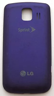 GENUINE LG Optimus S LS670 Sprint BATTERY COVER Door PURPLE Phone Back VM670 OEM • $4.42